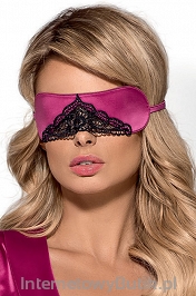Maska erotyczna – Obsessive Satinia różowa